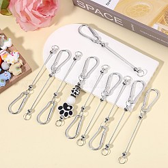 10Pcs Aluminum with Rock Climbing Carabiners&nbsp;AJEW-SZ0002-58A