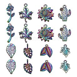 32Pcs 8 Style Alloy Pendants&nbsp;FIND-LS0001-19MC