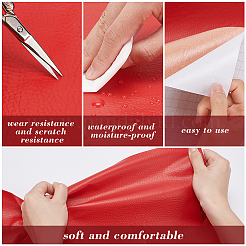 PU Leather Self-adhesive Fabric&nbsp;DIY-WH0001-92B