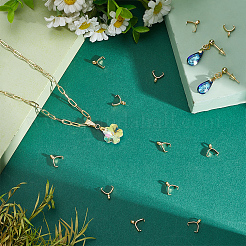 80Pcs 201 Stainless Steel Ice Pick Pinch Bails&nbsp;STAS-BBC0009-01