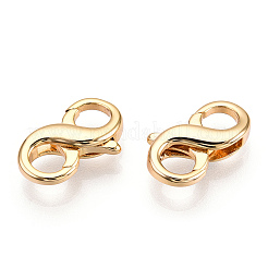 Brass Hook Clasps&nbsp;KK-N254-18G