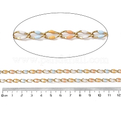 Ion Plating(IP) 304 Stainless Steel Enamel Link Chain&nbsp;CHS-H027-01G-04