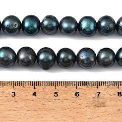 Dyed Natural Cultured Freshwater Pearl Beads Strands&nbsp;PEAR-L034-18A