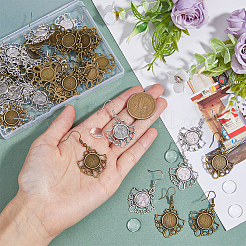 DIY Blank Dome Earring Making Kit&nbsp;DIY-DC0001-94