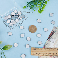 100Pcs 304 Stainless Steel Cabochon Connector Settings&nbsp;STAS-CN0001-81