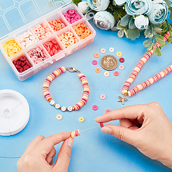 Handmade Polymer Clay Beads&nbsp;CLAY-PH0001-31E-03