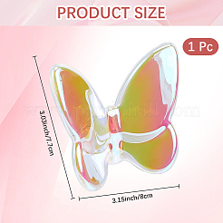 Glass Butterfly Display Decorations&nbsp;AJEW-WH20019-14D