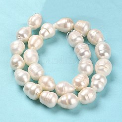 Natural Cultured Freshwater Pearl Beads Strands&nbsp;PEAR-E016-109