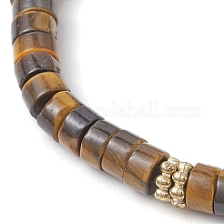 Natural Tiger Eye Braided Bead Bracelets&nbsp;BJEW-JB11114-03