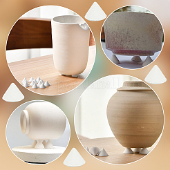 30Pcs Aluminum Oxide Porcelain Burning Kiln Support Bases&nbsp;AJEW-FG0003-80