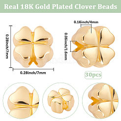 30Pcs Alloy Beads&nbsp;FIND-BBC0005-16B-G