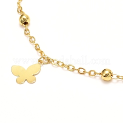 Butterfly Charm Necklace and Bracelets&nbsp;SJEW-JS01215