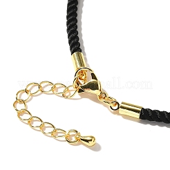 Nylon Milan Cord Necklace Making&nbsp;MAK-M028-01G-16