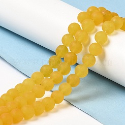 Natural Dyed White Jade Beads Strands&nbsp;G-M402-B01-01