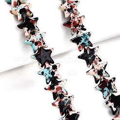 Spray Painted Synthetic Turquoise Beads Strands&nbsp;UNKW-T001-11K-03