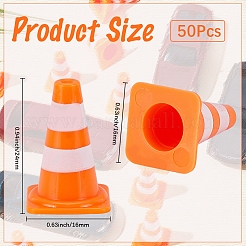 50Pcs ABS Display Roadblock Decorations&nbsp;AJEW-SP0004-69A