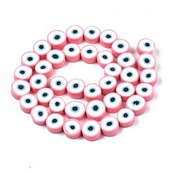 Handmade Polymer Clay Beads Strands&nbsp;X-CLAY-S096-041B