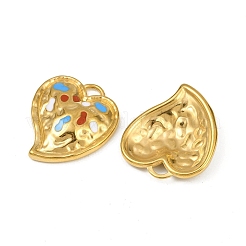 304 Stainless Steel Enamel Pendants&nbsp;STAS-Z140-06G