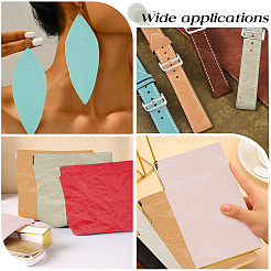 10Pcs 10 Colors PU Leather Sheet Fabric&nbsp;FIND-CL0002-30