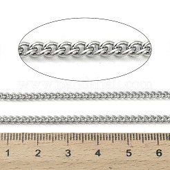 316L Surgical Stainless Steel Curb Chains&nbsp;CHS-H115-02B-P