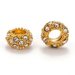 Alloy Rhinestone European Beads&nbsp;X-CPDL-H997-3