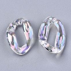 Transparent Acrylic Linkings Rings&nbsp;PACR-N010-035