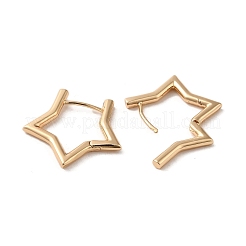 Brass Hoop Earrings&nbsp;EJEW-C073-11KCG