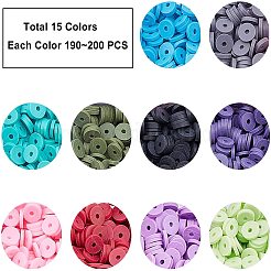 Handmade Polymer Clay Beads&nbsp;CLAY-JP0001-03-6mm
