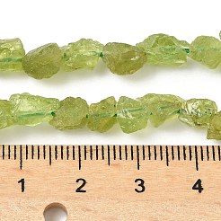 Raw Rough Natural Peridot Beads Strands&nbsp;G-M453-C02