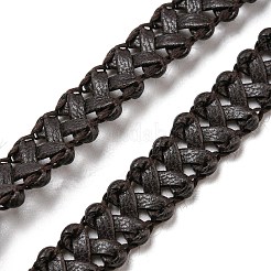 Braided PU Imitation Leather Ribbon&nbsp;OCOR-WH0074-88D