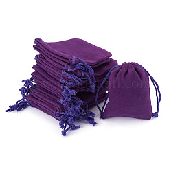 20Pcs Rectangle Velvet Drawstring Pouches&nbsp;TP-TA0001-04A