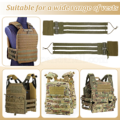 Nylon Tactical Vest Belt&nbsp;AJEW-WH0596-342A