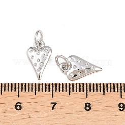 Brass Micro Pave Cubic Zirconia Pendants&nbsp;KK-Z146-01P-02