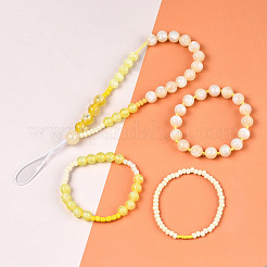 DIY 18 Style Resin & Acrylic Beads Jewelry Making Finding Kit&nbsp;DIY-NB0012-04G