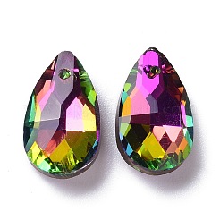 Faceted Teardrop Glass Pendants&nbsp;GLAA-O008-A20