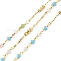 3.28 Feet Handmade Brass Curb Chains&nbsp;X-CHC-I035-02G-02