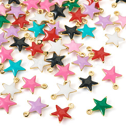 50Pcs 304 Stainless Steel Enamel Charms&nbsp;STAS-TA0003-32D