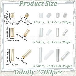 2700 Pcs Glass Bugle Beads&nbsp;SEED-HY0001-21