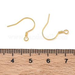 925 Sterling Silver French Hooks with Coil&nbsp;STER-T007-119G