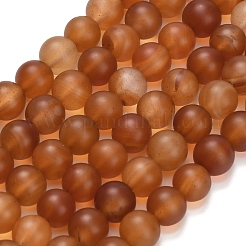 Natural Carnelian Beads Strands&nbsp;G-L642-G01-8mm