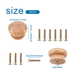 Schima Wood Drawer Handle&nbsp;SW-TAC0001-08
