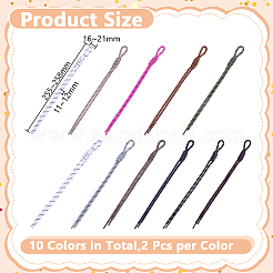 20Pcs Polyester Rope Pendant Decorations&nbsp;HJEW-HY0001-28
