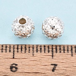 Textured 925 Sterling Silver Beads&nbsp;STER-T008-46S