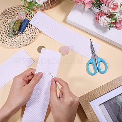 30Pcs Cotton Aida Cloth Bookmarks for Cross Stitch Making&nbsp;AJEW-GL0002-99C