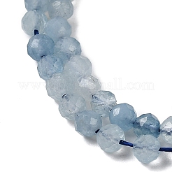 Natural Aquamarine Beads Strands&nbsp;G-F509-10-4mm