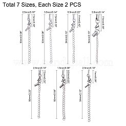304 Stainless Steel Curb Chain Extender&nbsp;STAS-UN0012-29