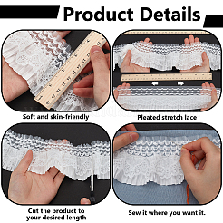 10 Yards Cloth Wrinkle Elastic Lace Trim&nbsp;OCOR-FG0002-61