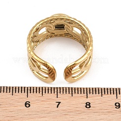 304 Stainless Steel Cuff Ring Components&nbsp;SA-CBA82C8-01A-G