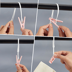 PP Clothes Pins with Hanging Rope&nbsp;AJEW-WH20060-83
