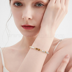 60Pcs 2 Colors Brass Crimp Beads&nbsp;KK-BBC0023-33